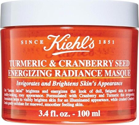 Kiehl's New York Turmeric & Cranberry Energizing Nemlendirici Maske 100ML