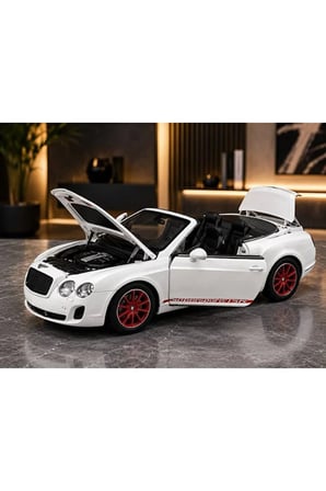 BENTLEY CONTİNENTAL SUPERSPORTS CONVERTİBLE ISR DİECAST MODEL ARABA BENTLEY ÜSTÜ AÇIK ARABA