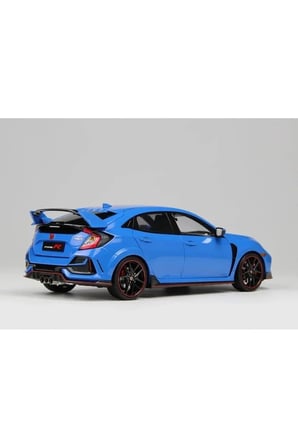 1:18 Ölçek 2020 Honda Civic Type-R Diecast Model Araba Açılan Kapılar Sesli Işıklı