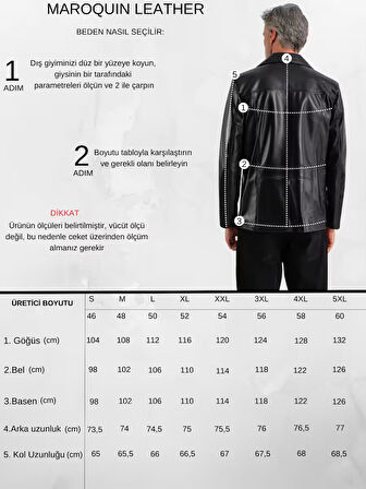 Ramos Erkek Safari Deri Mont