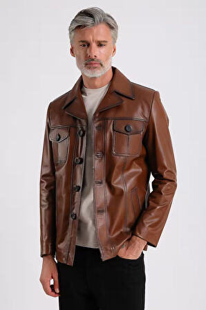 Ramos Erkek Safari Deri Mont