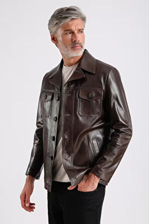 Ramos Erkek Safari Deri Mont