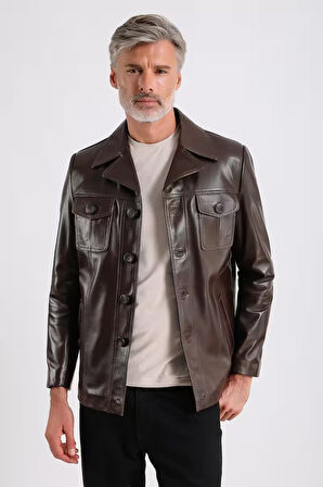 Ramos Erkek Safari Deri Mont