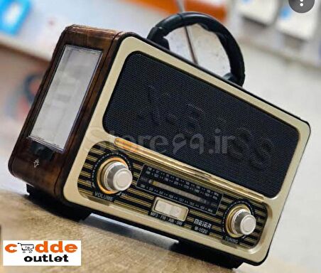 Nikula Star Bluetooth Şarjlı Nostaljik Antika Radyo Müzik Çalar Işıldak Usb Tf Aux 4618 RDL-4618