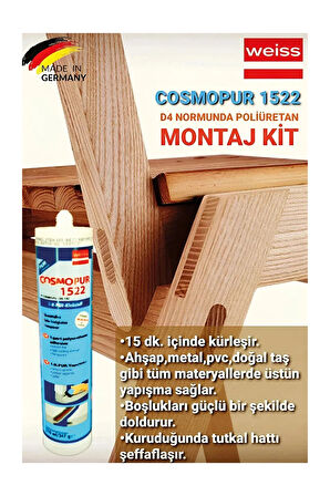 Cosmopur 1522 310 ML D4 Silikon Tutkal 347 GR 20 Adet