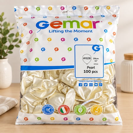 28 cm (11 inç) Metalik Balon 100'lü