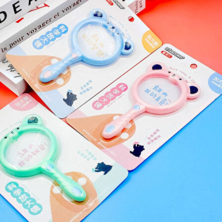 Şekilli Büyüteç Çocuklar için Sevimli Büyüteç Mercek - 1 Adet