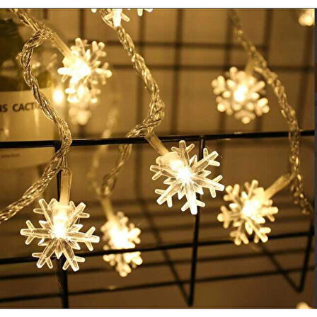 Himarry Kar Tanesi 5m 28 Led Gün Işığı kartanesi:4cm PİLLİ 2 KADEMELİ