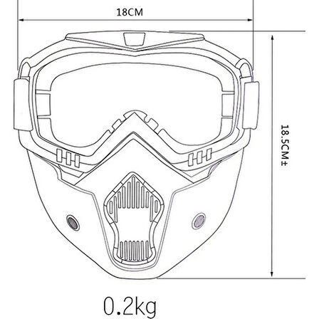 Cross Motosiklet Bisiklet Gözlüğü Açık Kask Maskesi Süngerli Bant Lastikli Jet Maske Sarı Cam