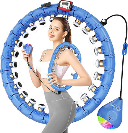Hula Hop Akıllı Fitness Çemberleri 4 Mevsim Ayarlanabilir Egzersiz Halkası Şekillendirme Bel İncelme
