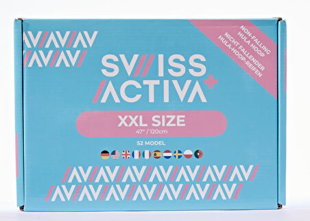 Aktiva XXL Akıllı Fitness Çemberleri Ayarlanabilir Egzersiz Halkası Şekillendirme Bel İncelme