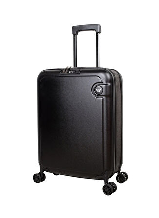 Nasa U.s Siyah Çekçekli Sert Valiz NASA U.S KABİN BOY SİYAH