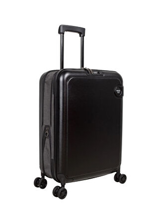 Nasa U.s Siyah Çekçekli Sert Valiz NASA U.S KABİN BOY SİYAH