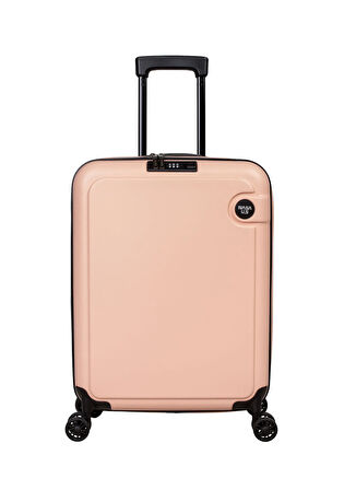 Nasa U.s Pembe Çekçekli Sert Valiz NASA U.S KABİN BOY ROSE