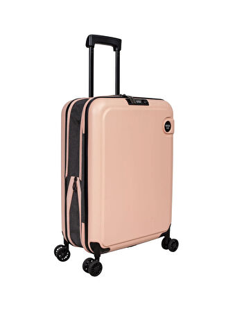 Nasa U.s Pembe Çekçekli Sert Valiz NASA U.S KABİN BOY ROSE