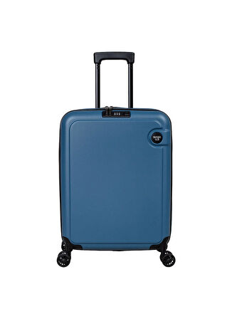 Nasa U.s Mavi Çekçekli Sert Valiz NASA U.S KABİN BOY MAVİ