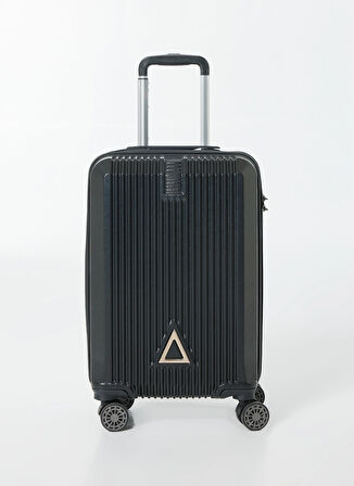 Nasa U.s Siyah Çekçekli Sert Valiz NASA U.S TRIANGLE SİYAH KABİN