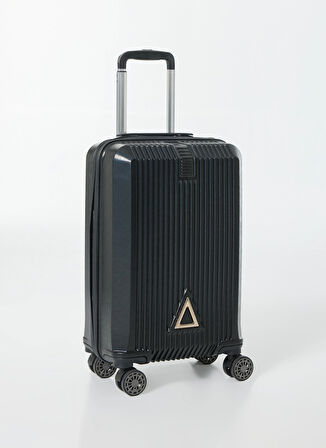 Nasa U.s Siyah Çekçekli Sert Valiz NASA U.S TRIANGLE SİYAH KABİN