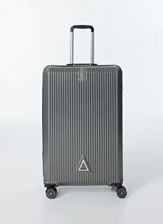 Nasa U.s Antrasit Çekçekli Sert Valiz NASA U.S TRIANGLE ANTRASİT BÜYÜK