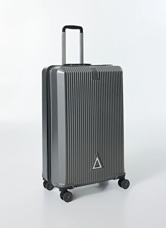 Nasa U.s Antrasit Çekçekli Sert Valiz NASA U.S TRIANGLE ANTRASİT BÜYÜK