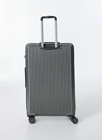 Nasa U.s Antrasit Çekçekli Sert Valiz NASA U.S TRIANGLE ANTRASİT BÜYÜK