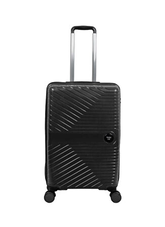 Nasa U.s Siyah Çekçekli Sert Valiz NASA U.S PP SİYAH KABİN BOY VALİZ