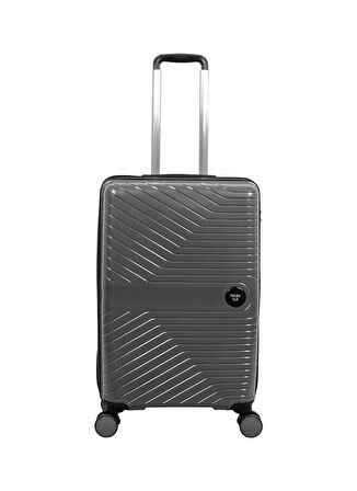 Nasa U.s Antrasit Çekçekli Sert Valiz NASA U.S PP ANTRASİT KABİN BOY VALİ