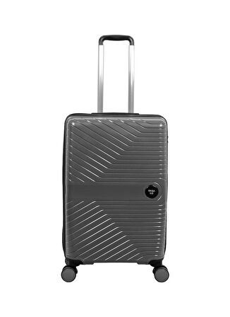 Nasa U.s Antrasit Çekçekli Sert Valiz NASA U.S PP ANTRASİT ORTA BOY VALİ