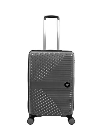 Nasa U.s Antrasit Çekçekli Sert Valiz NASA U.S PP ANTRASİT BÜYÜK BOY VALİ