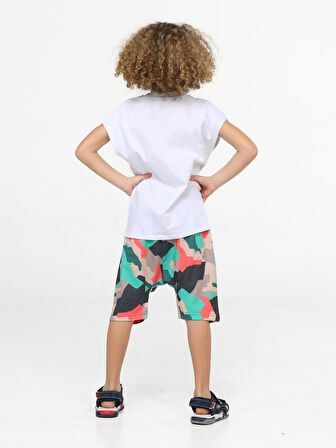 Tyranno Kamuflaj Erkek Çocuk Şort Takım
