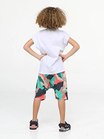 Tyranno Kamuflaj Erkek Çocuk Şort Takım