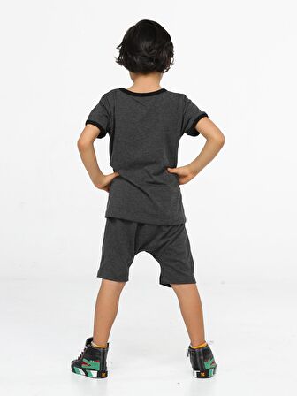 Star Neck Erkek Çocuk Şort Takım