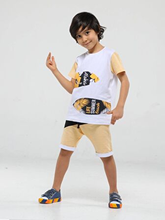 Surfer Baggy Erkek Çocuk Şort Takım