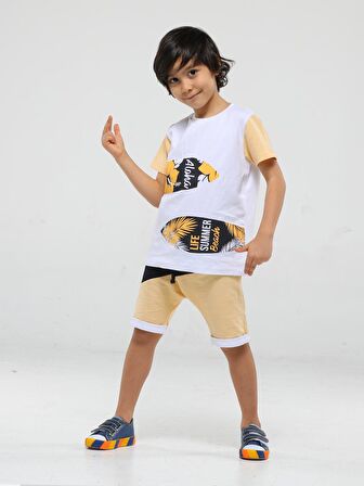 Surfer Baggy Erkek Çocuk Şort Takım