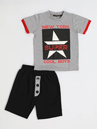 Super Star Erkek Çocuk Şort Takım