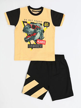 Danger Dino Erkek Çocuk Şort Takım