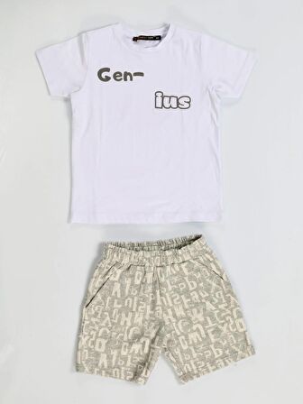 Gen-ius Erkek Çocuk Şort Takım