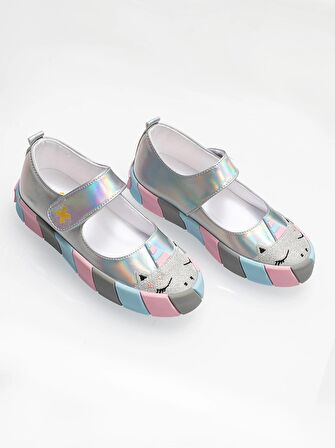 Unicorn 3d Hologram Kız Çocuk Sneakers