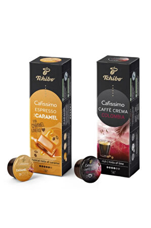 Cafissimo Espresso Karamel Caffe Crema Colombia 2x10 Avantajlı Paket