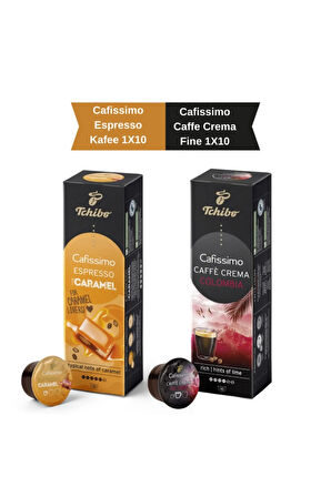 Cafissimo Espresso Karamel Caffe Crema Colombia 2x10 Avantajlı Paket