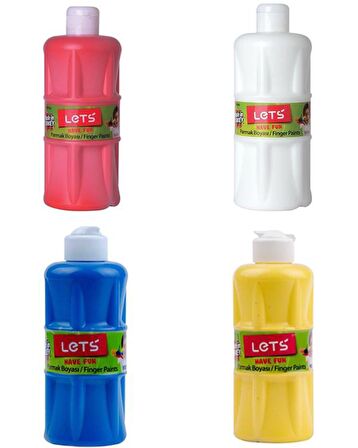 Lets Parmak Boyası 500ml 4lü Set 1