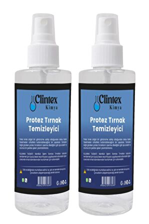 Clintex Kimya Protez Tırnak Temizleyici 2x200 Ml