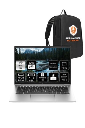 EliteBook 840 G11 İntel Core Ultra 7 155H 16GB 4TB SSD 14'' WUXGA W11H A970V8ETX & PER4 ÇANTA