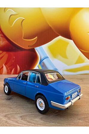 ANADOL A2 Mkıı 1973 Efsane Koleksiyon Metal Araba 12cm Mavi Işıklı Havalı Korna