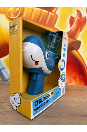 Oyuncak Jarjlı Su Tabancası Sevimli Balina 120Ml Kapasiteli Su tabancası