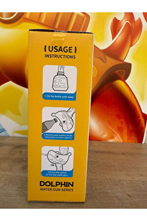 Oyuncak Jarjlı Su Tabancası Sevimli Balina 120Ml Kapasiteli Su tabancası