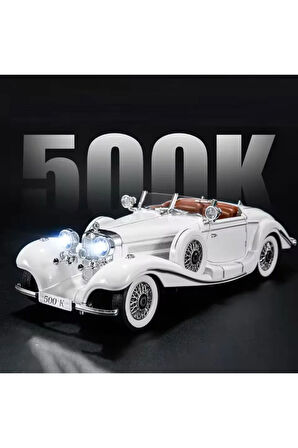 Mercedes Benz Araba Mercedes 1936 500K Diecast Araba İngiliz Arabası Koleksiyon Eski Klasik Araba