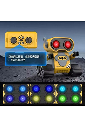 Oyuncak Uzaktan Kumandalı El Sensörlü Akıllı WALL-E Robot Şarjlı Işıklı Sesli Çok Fonksiyonlu scn