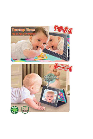 Eğitici Tummy Time Aynalı Zeka Kartları Oyun Seti - Güvenli Aynalı Zeka Kartları Eğitici Zeka Kartı