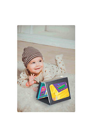 Eğitici Tummy Time Aynalı Zeka Kartları Oyun Seti - Güvenli Aynalı Zeka Kartları Eğitici Zeka Kartı